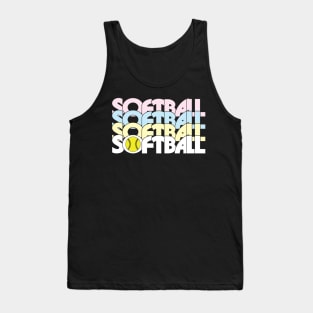 Softball x4 Tank Top